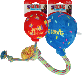 KONG Occasions Birthday Balloon Blue L 1 st