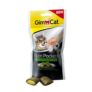 GimCat Nutri pockets multi-vitaminen & catnip 60g