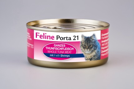 Porta 21 Cat Tuna with shrimps in Jelly 156g