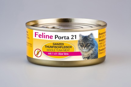Porta 21 Cat Tuna With Aloe Vera in Gel  156g