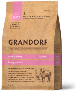 Grandorf - Lamb & Turkey Puppy 3kg