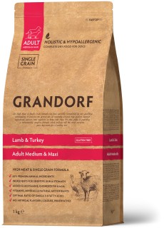 Grandorf - Lamb & Turkey Adult Medium & Maxi Breeds 1kg