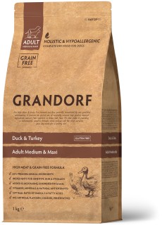Grandorf - Duck & Turkey Adult Medium & Maxi Breeds  1kg