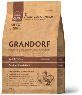 Grandorf - Duck & Turkey Adult Medium & Maxi Breeds  3kg
