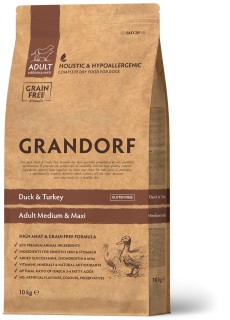 Grandorf - Duck & Turkey Adult Medium & Maxi Breeds  10kg