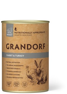 Grandorf - Rabbit & Turkey Adult 400g