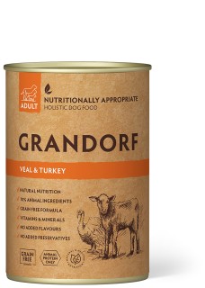 Grandorf - Veal & Turkey Adult 400g