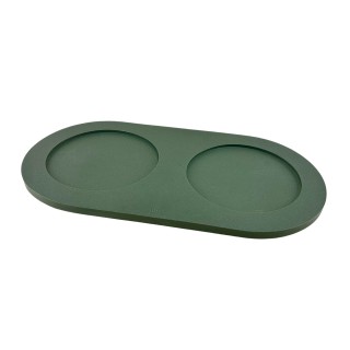 Serving Tray L Duck Green Solid