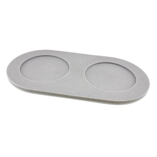 Serving Tray S+M Dolphin Grey Solid