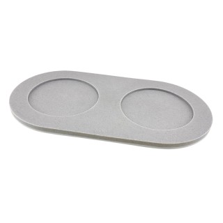 Serving Tray S+M Dolphin Grey Solid Serving Tray S+M Dolphin Grey Solid