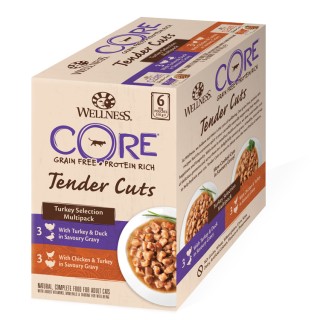 Wellness CORE Wet Tender Cuts turkey selection 6-p 85g Wellness CORE Wet Tender Cuts turkey selection 6-p 85g