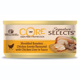 Wellness CORE Sign sel shred chicken/liver saus 79g