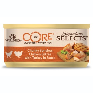 Wellness CORE Sign sel chunky chicken/turkey saus 79g