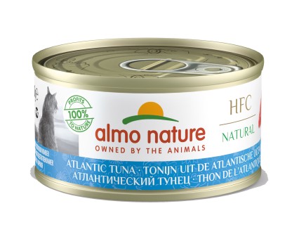 HFC Cats 70g Natural - atlantische tonijn