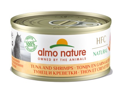 HFC Cats 70g Natural - tonijn en garnaaltjes