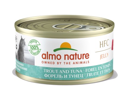 HFC Cats 70g Jelly - forel en tonijn