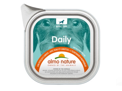 Daily Dogs 100g - met kalf en wortelen