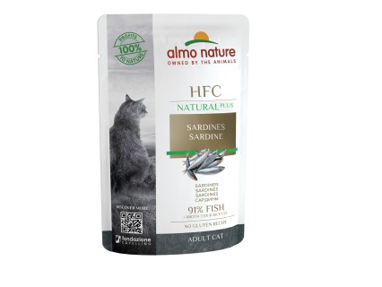 HFC Cats 55g Natural Plus - sardines