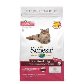 Schesir cat Dry - STERILIZED HAM 1,5kg