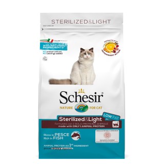 Schesir cat Dry - STERILIZED FISH 1,5kg
