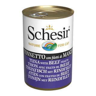 Schesir Cat 140g - TONIJN & RUND (gelatine)
