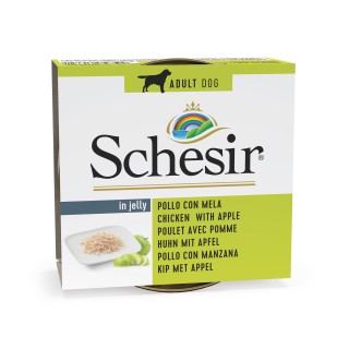 Schesir Dog 150g - KIP & APPEL (fruit)