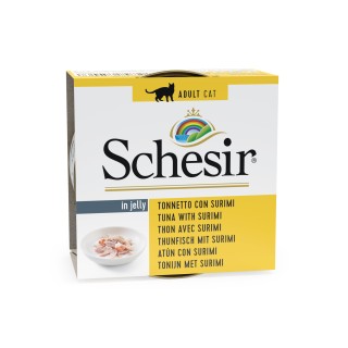 Schesir Cat 85g - TONIJN & SURIMI (gelatine)
