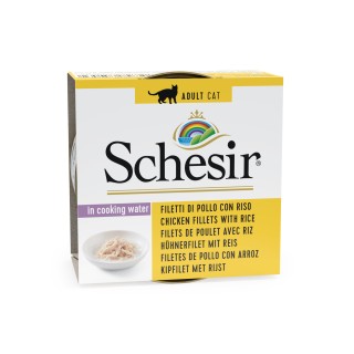 Schesir Cat 85g - KIPFILET & RIJST (kookwater)