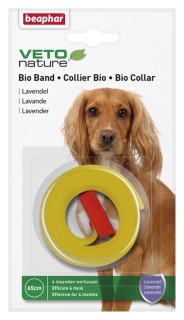 Bioband hond lavendel