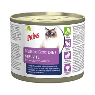 Prins NatureCare dieet cat struvite & calciumoxalate 200g