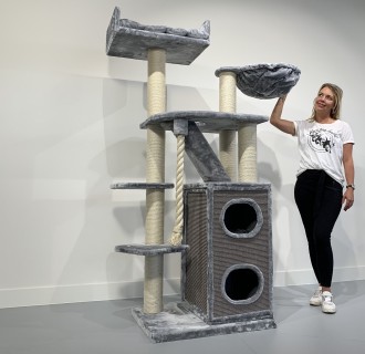 Cat Penthouse Light Grey Cat Penthouse Light Grey