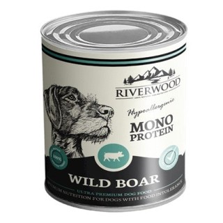 Riverwood blik dog monoproteine wild boar 400g Riverwood blik dog monoproteine wild boar 400g