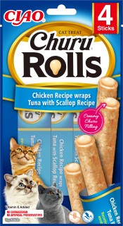 CHURU ROLLS CAT Chicken Recipe Wraps Tuna With Scallop Recipe