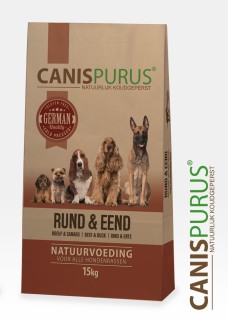 Canis Purus - Rund & Eend 15kg